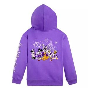 Mickey Mouse and Friends Disney100 Pullover Hoodie for Kids – Walt Disney World